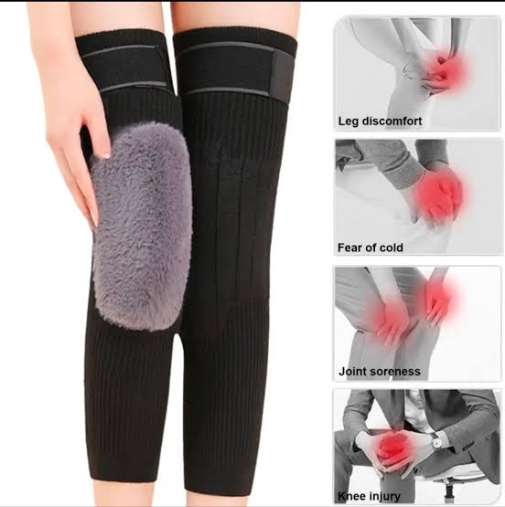Warm Wool Knee Pad For Men & Women Soft & Warm 1 Pair (2Piece)